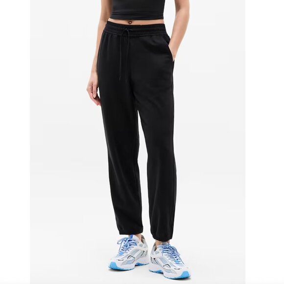 Large Tall - ATHLETA - Retroterry Jogger Soft Black NEW $89 msrp - Picture 1 of 5